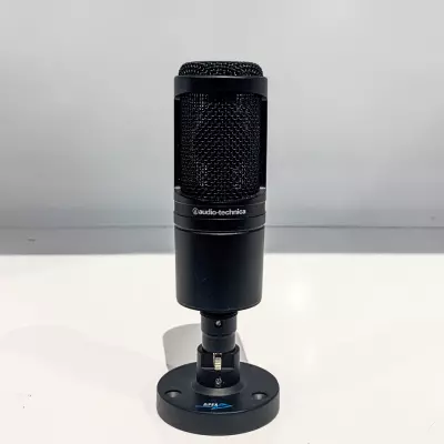 Audio-Technica - AT2020 Cardioid Condenser Microphone - Black